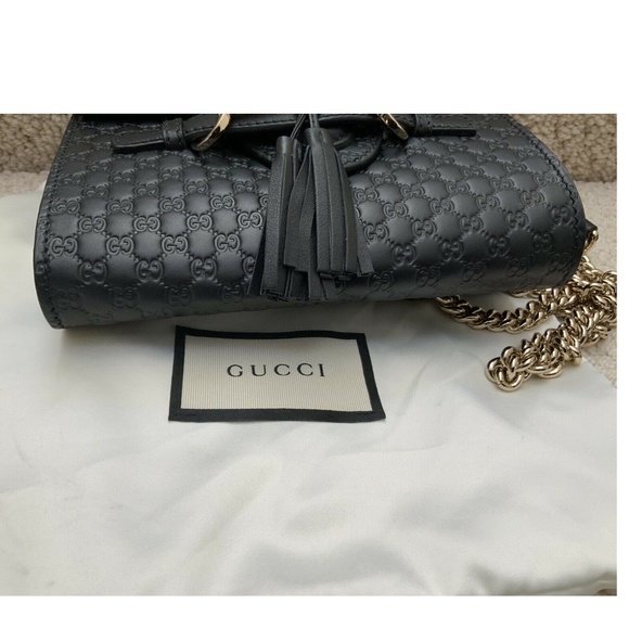 GUCCI Emily Small Microguccissima Leather Shoulder - Picture 4 of 7